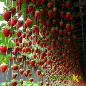 Клубника ампельная Анастасия купить по цене от 370р. в интернет-магазине «Посадика» с доставкой почтой в в Новокузнецке и по всей России – [изображение №1].