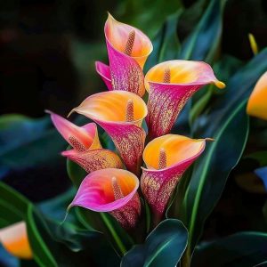 Калла Оникс купить по цене от 450р. в интернет-магазине «Посадика» с доставкой почтой в в Новокузнецке и по всей России – [изображение №1].